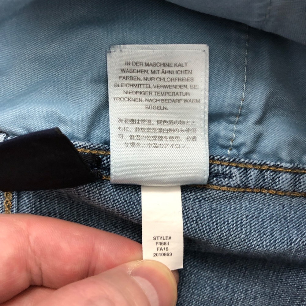 Madewell 10" High-Rise Skinny Blue Jeans Womens 29 Medium Wash Cotton Blend - Picture 12 of 14